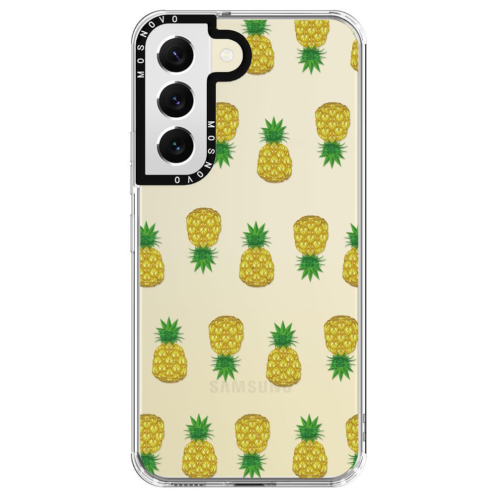 Cute Hawaiian Pineapple Phone Case - Samsung Galaxy S22 Plus Case - MOSNOVO