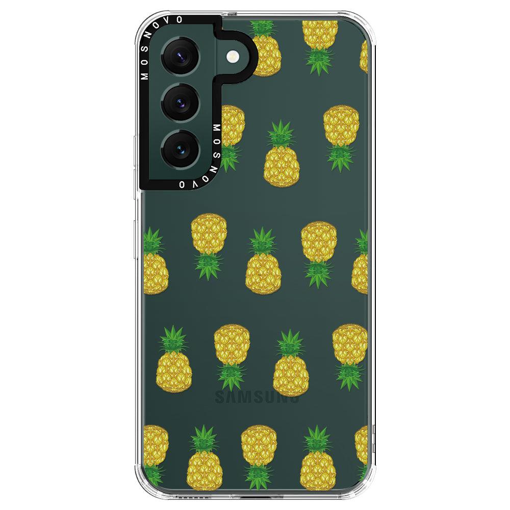 Cute Hawaiian Pineapple Phone Case - Samsung Galaxy S22 Plus Case - MOSNOVO
