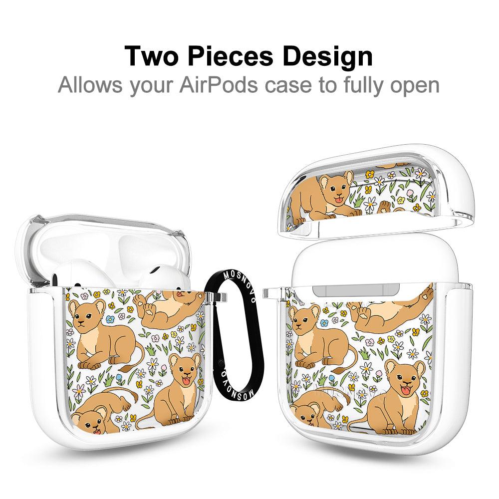 Cute Lion AirPods 1/2 Case - MOSNOVO