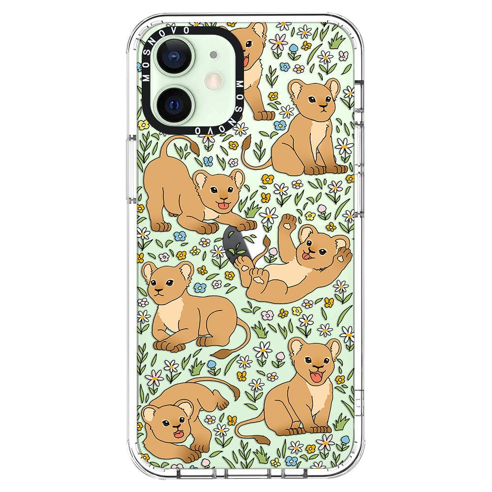 Cute Lion Phone Case - iPhone 12 Case - MOSNOVO