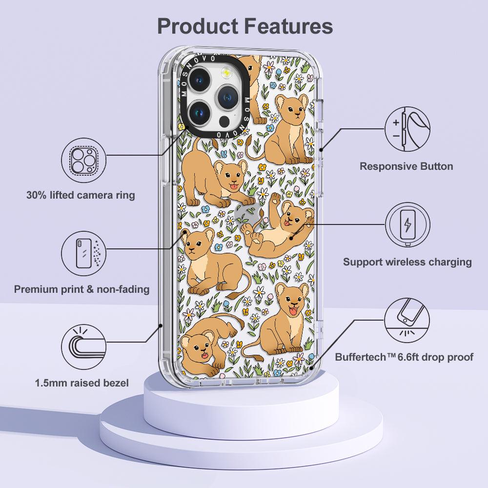 Cute Lion Phone Case - iPhone 12 Pro Case - MOSNOVO