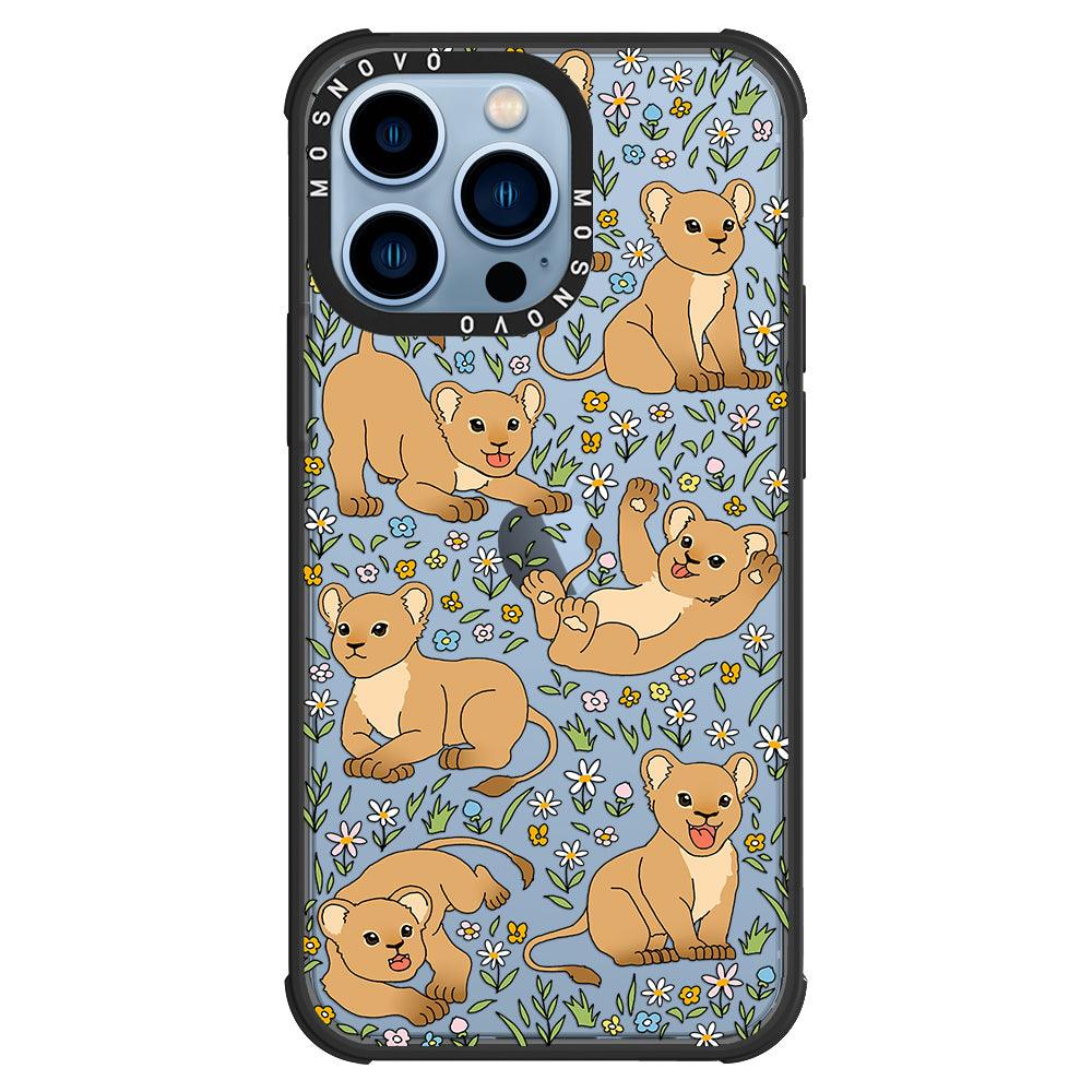 Cute Lion Phone Case - iPhone 13 Pro Case - MOSNOVO