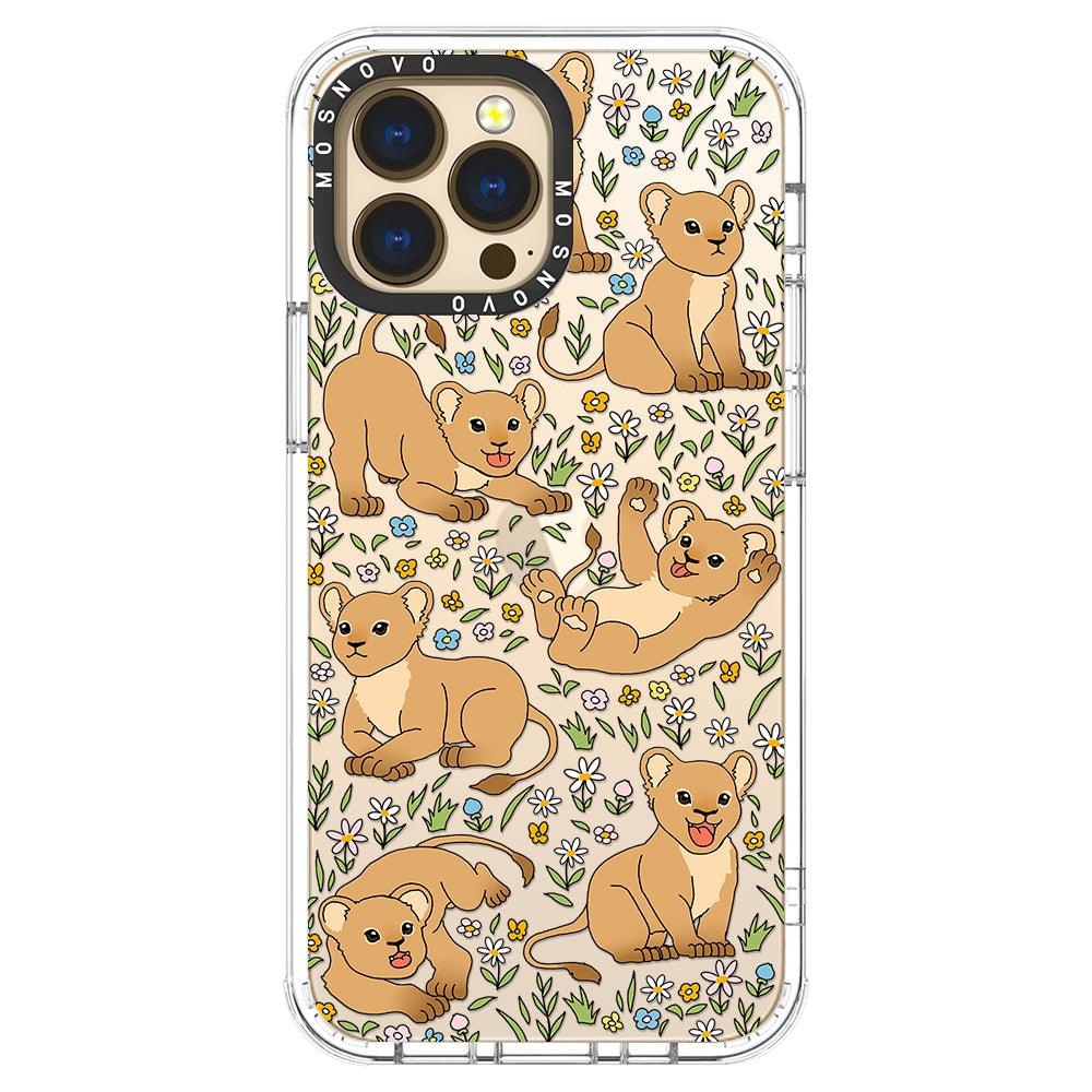 Cute Lion Phone Case - iPhone 13 Pro Max Case - MOSNOVO