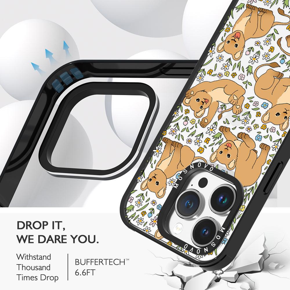 Cute Lion Phone Case - iPhone 14 Pro Case - MOSNOVO