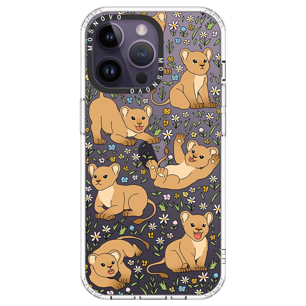 Cute Lion Phone Case - iPhone 14 Pro Max Case - MOSNOVO
