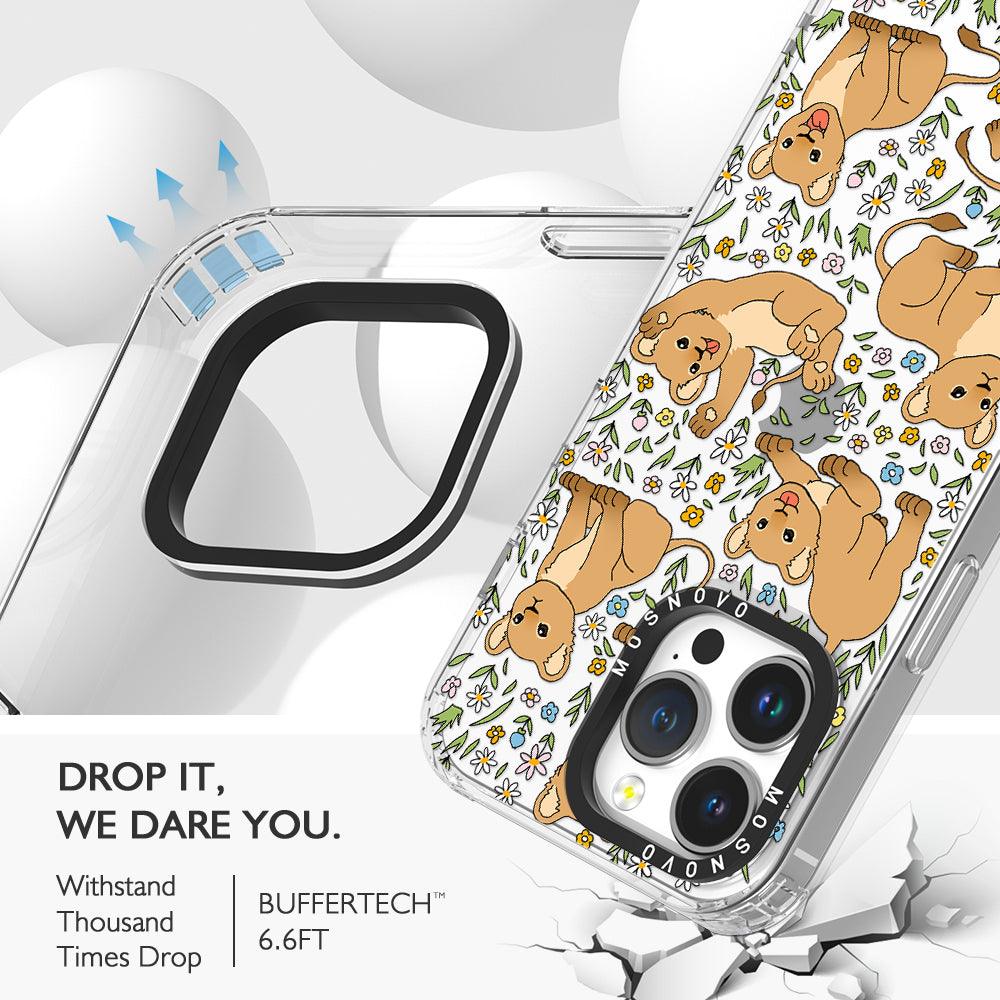 Cute Lion Phone Case - iPhone 14 Pro Max Case - MOSNOVO