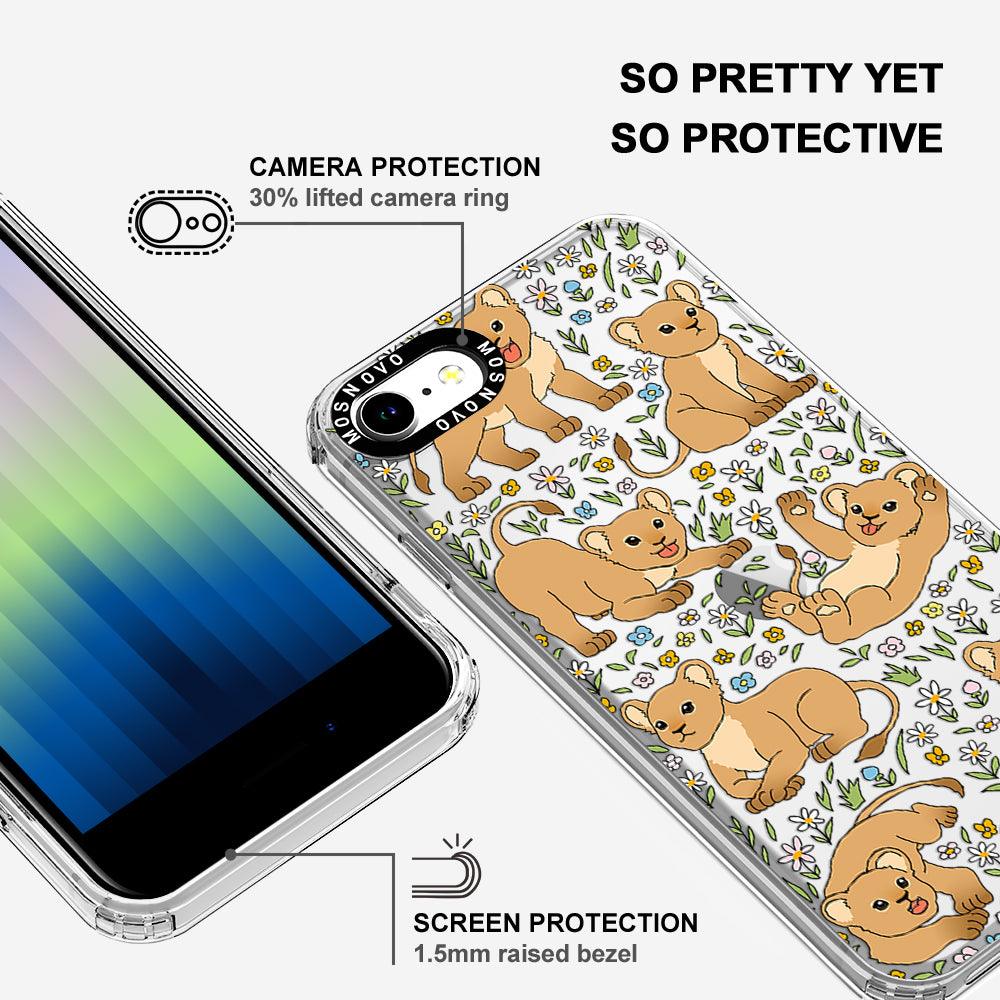 Cute Lion Phone Case - iPhone SE 2022 Case - MOSNOVO