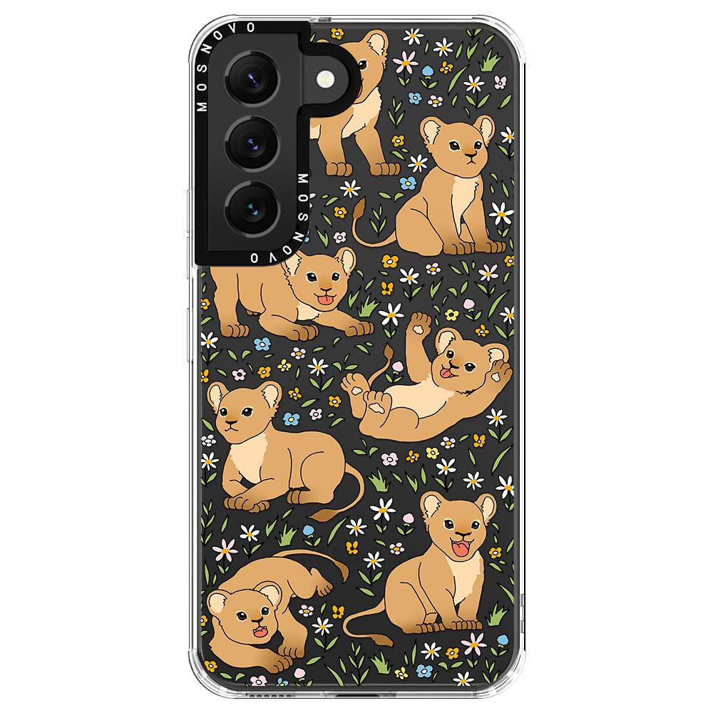 Cute Lions Phone Case - Samsung Galaxy S22 Plus Case - MOSNOVO