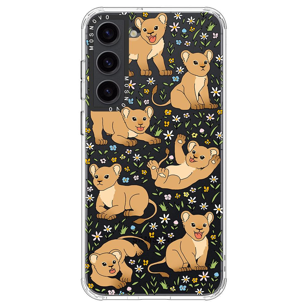 Cute Lions Phone Case - Samsung Galaxy S23 Case - MOSNOVO