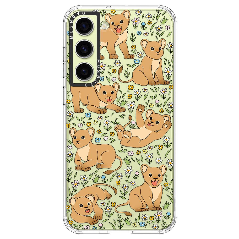 Cute Lions Phone Case - Samsung Galaxy S23 Plus Case - MOSNOVO