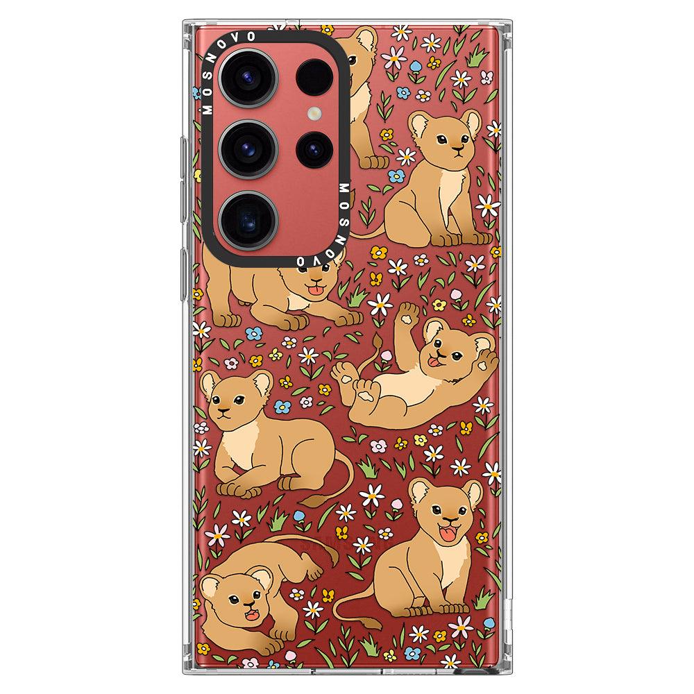 Cute Lions Phone Case - Samsung Galaxy S23 Ultra Case - MOSNOVO