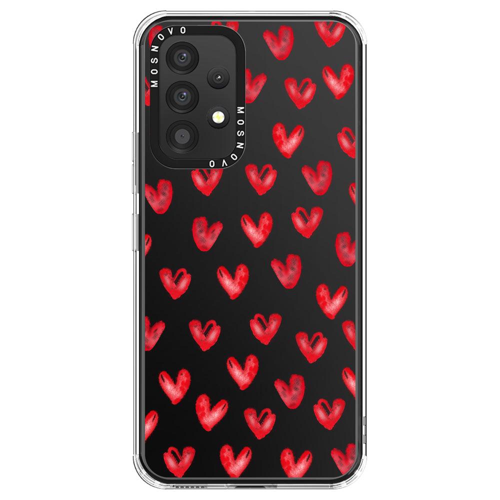 Cute Little Heart Phone Case - Samsung Galaxy A53 Case - MOSNOVO