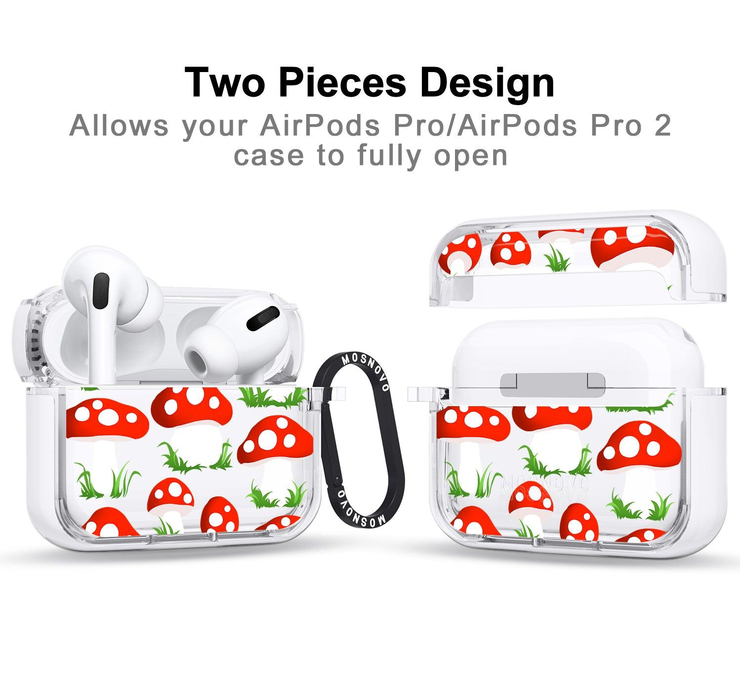 Cute Mushroom AirPods Pro 2 Case (2nd Generation) - MOSNOVO