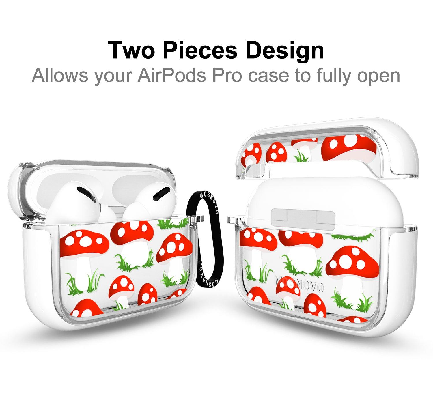 Cute Mushroom AirPods Pro Case - MOSNOVO