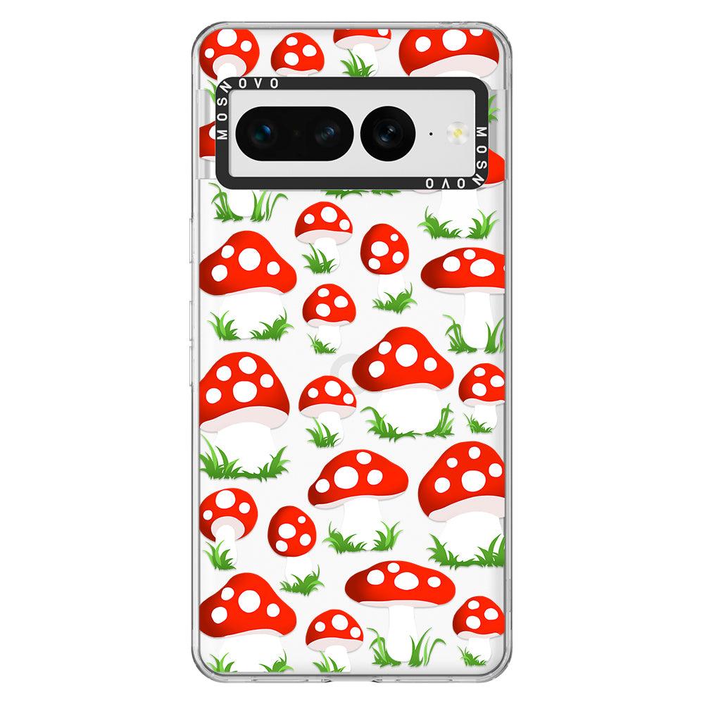 Cute Mushroom Phone Case - Google Pixel 7 Pro Case - MOSNOVO