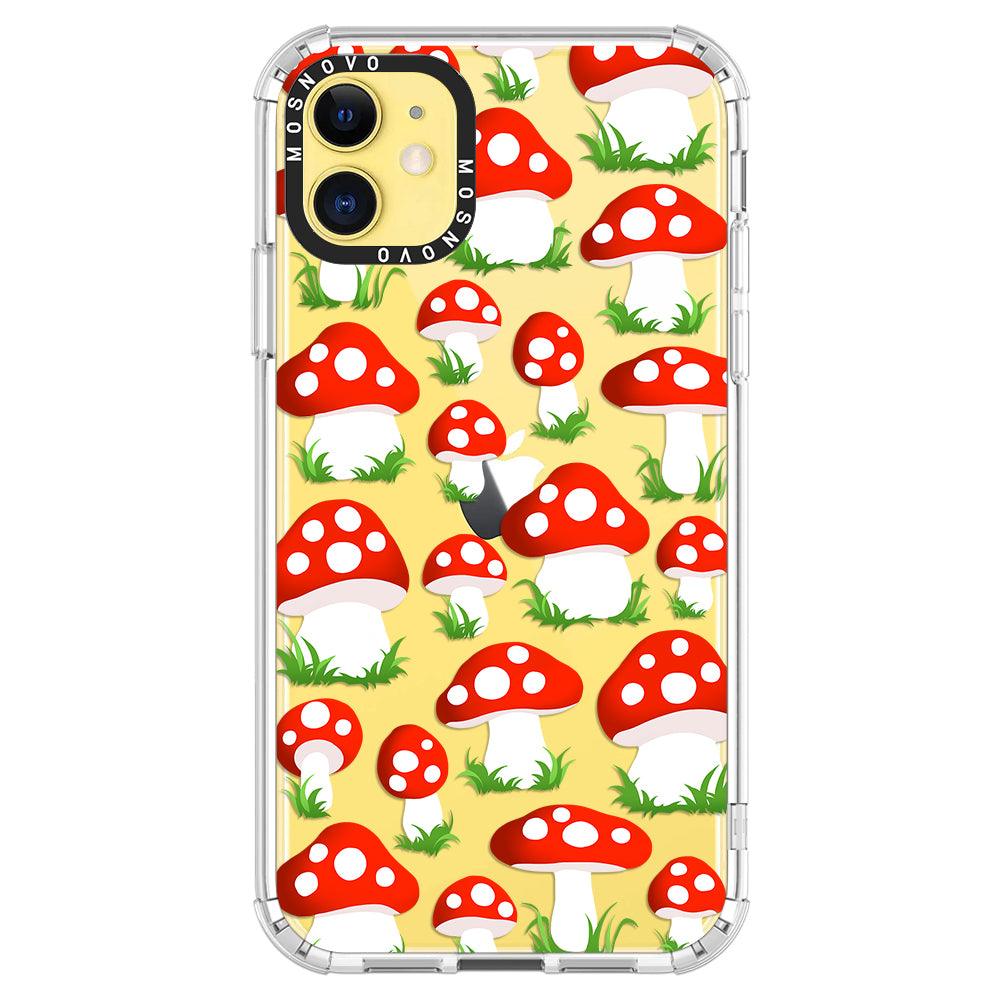 Cute Mushroom Phone Case - iPhone 11 Case - MOSNOVO