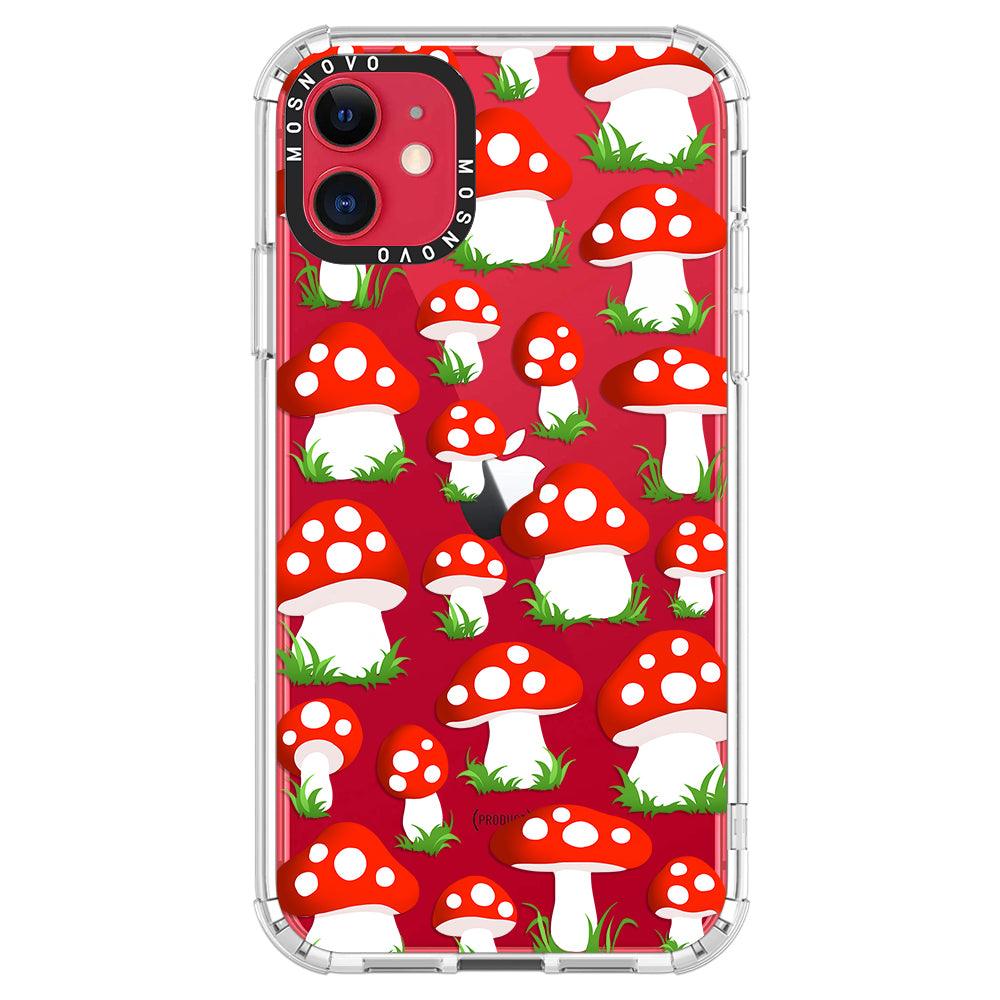 Cute Mushroom Phone Case - iPhone 11 Case - MOSNOVO