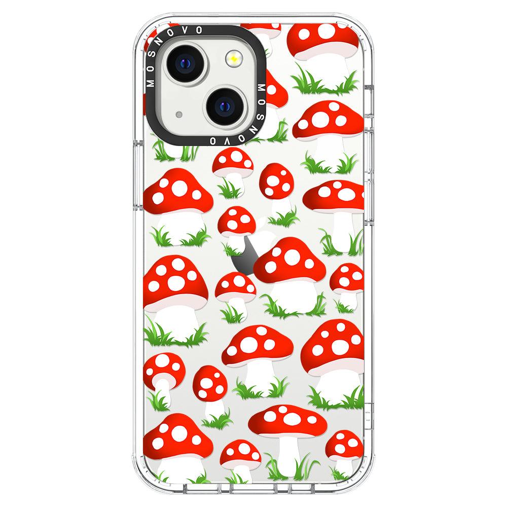 Cute Mushroom Phone Case - iPhone 13 Mini Case - MOSNOVO