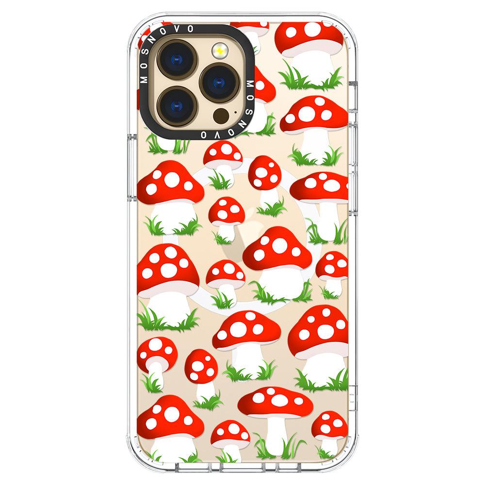 Cute Mushroom Phone Case - iPhone 13 Pro Max Case - MOSNOVO