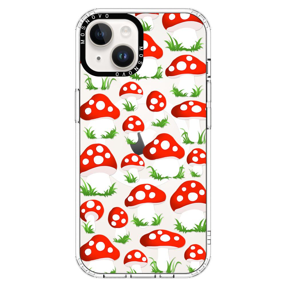 Cute Mushroom Phone Case - iPhone 14 Plus Case - MOSNOVO