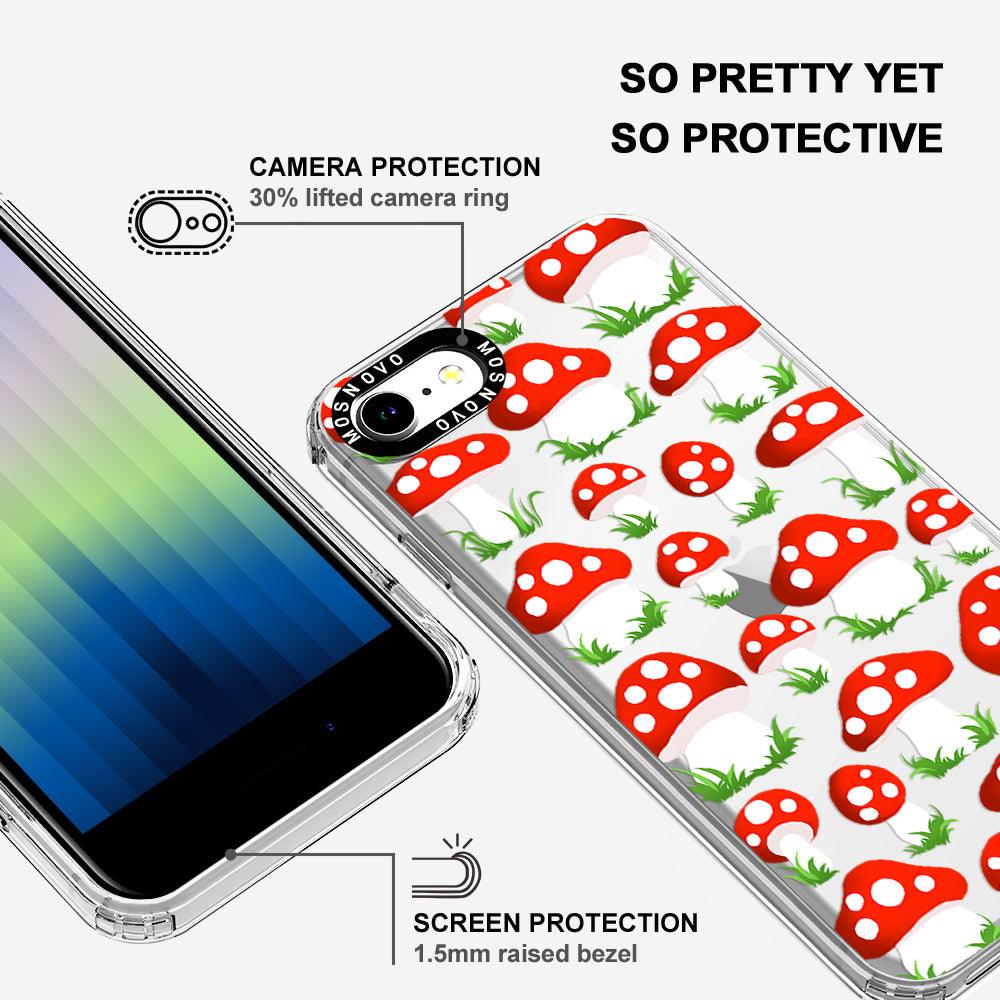 Cute Mushroom Phone Case - iPhone SE 2020 Case - MOSNOVO