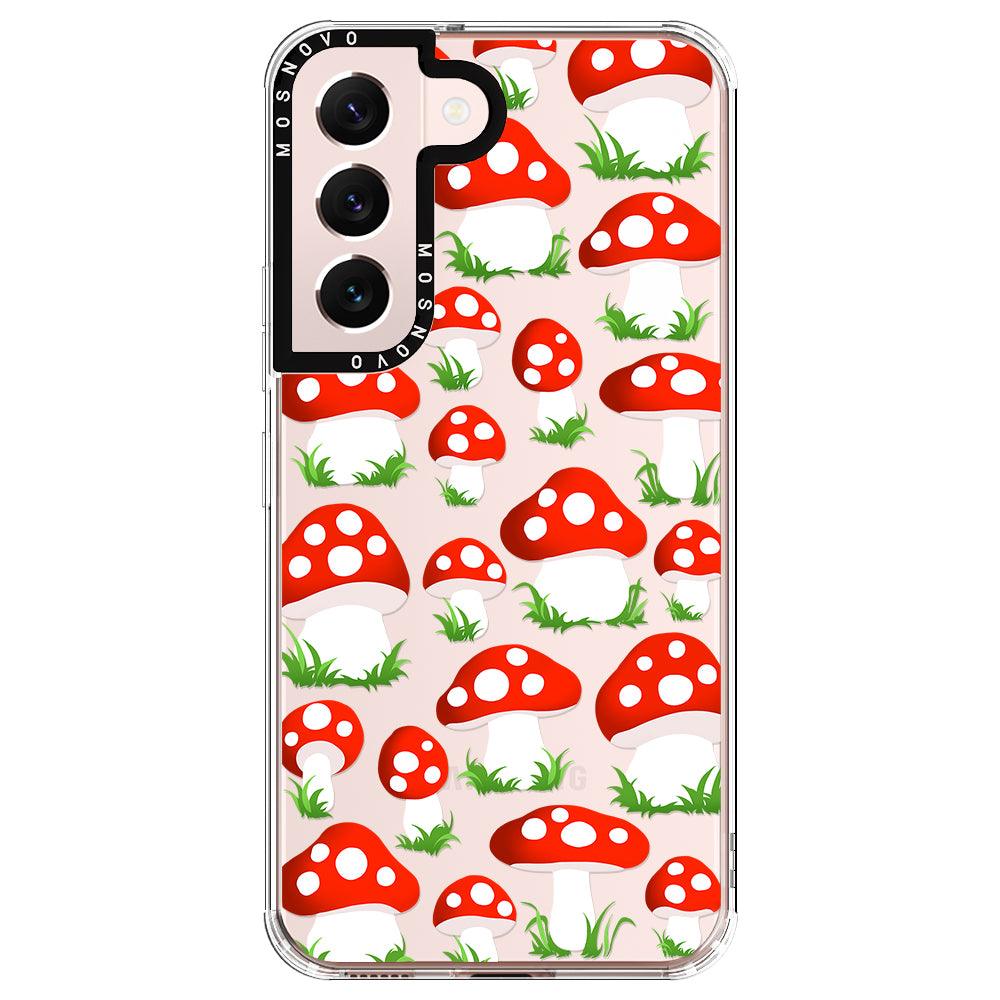 Cute Mushroom Phone Case - Samsung Galaxy S22 Case - MOSNOVO