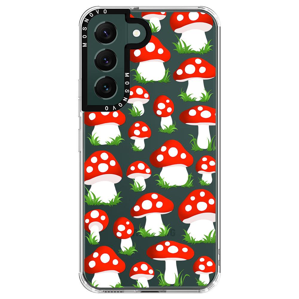 Cute Mushroom Phone Case - Samsung Galaxy S22 Case - MOSNOVO