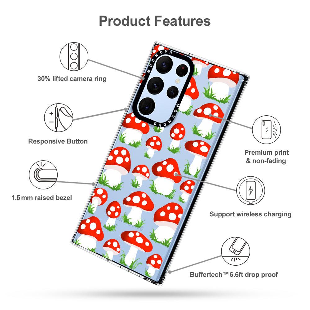 Cute Mushroom Phone Case - Samsung Galaxy S22 Ultra Case - MOSNOVO