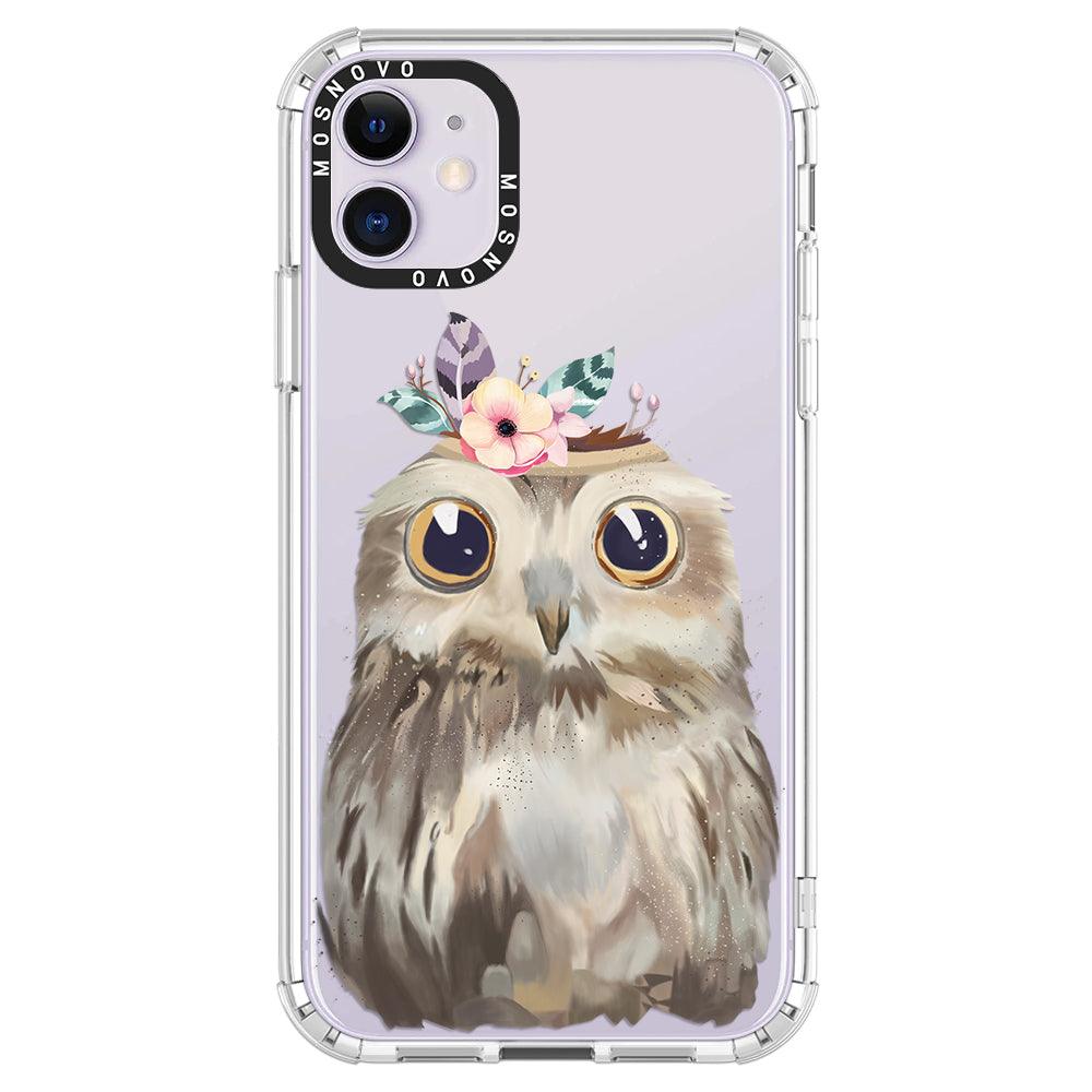 Cute Owl Phone Case - iPhone 11 Case - MOSNOVO