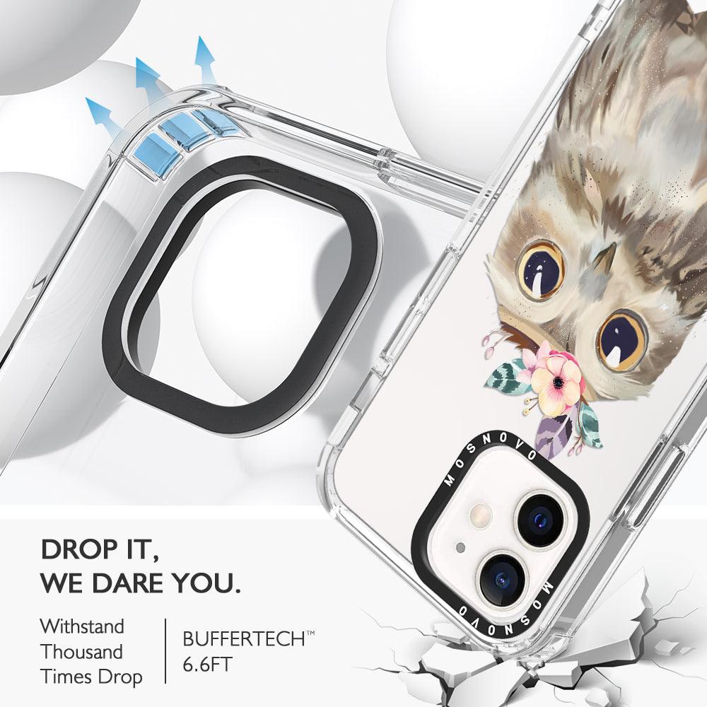 Cute Owl Phone Case - iPhone 12 Mini Case - MOSNOVO