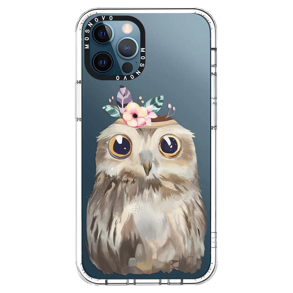 Cute Owl Phone Case - iPhone 12 Pro Max Case - MOSNOVO