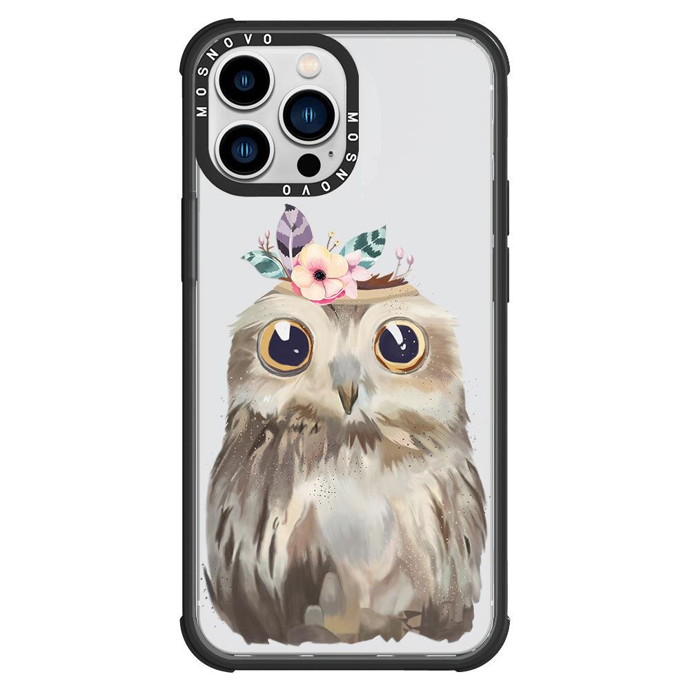 Cute Owl Phone Case - iPhone 13 Pro Max Case - MOSNOVO