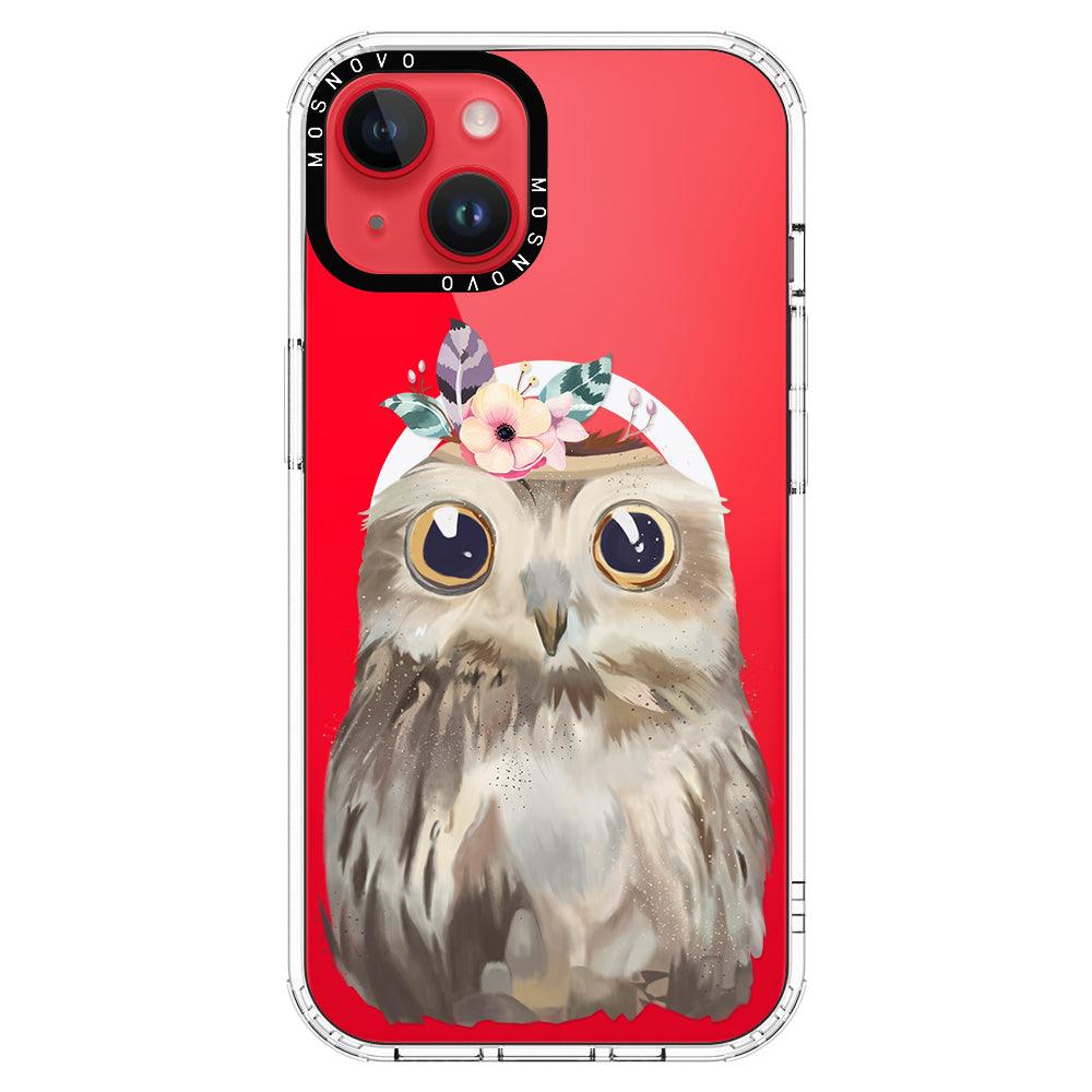 Cute Owl Phone Case - iPhone 14 Plus Case - MOSNOVO