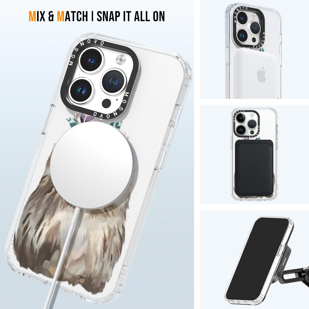 Cute Owl Phone Case - iPhone 14 Pro Case - MOSNOVO