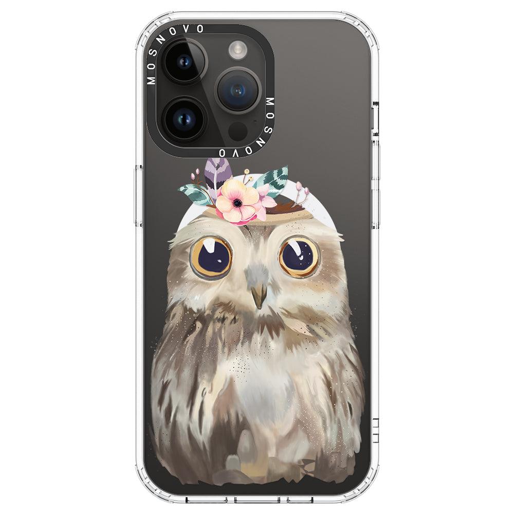 Cute Owl Phone Case - iPhone 14 Pro Max Case - MOSNOVO