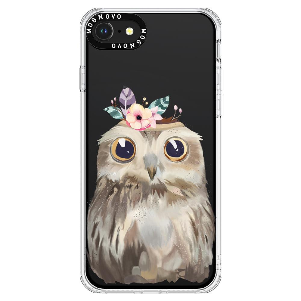 Cute Owl Phone Case - iPhone SE 2020 Case - MOSNOVO
