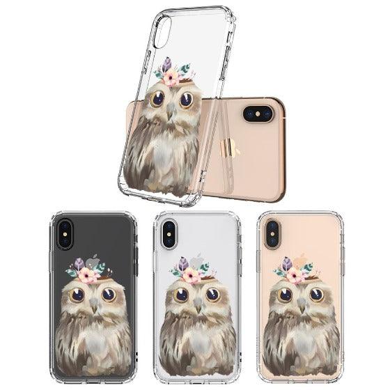 Cute Owl Phone Case - iPhone X Case - MOSNOVO