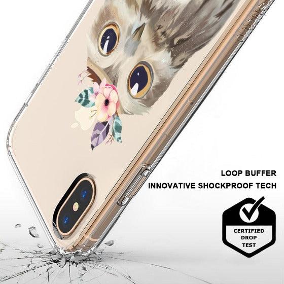 Cute Owl Phone Case - iPhone X Case - MOSNOVO