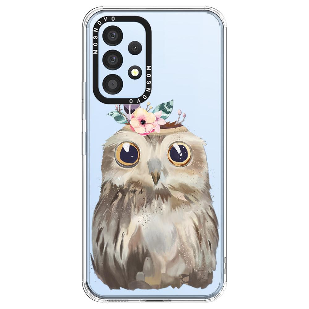 Cute Owl Phone Case - Samsung Galaxy A53 Case - MOSNOVO