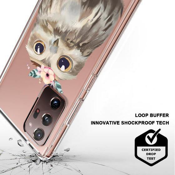 Cute Owl Phone Case - Samsung Galaxy Note 20 Ultra Case - MOSNOVO