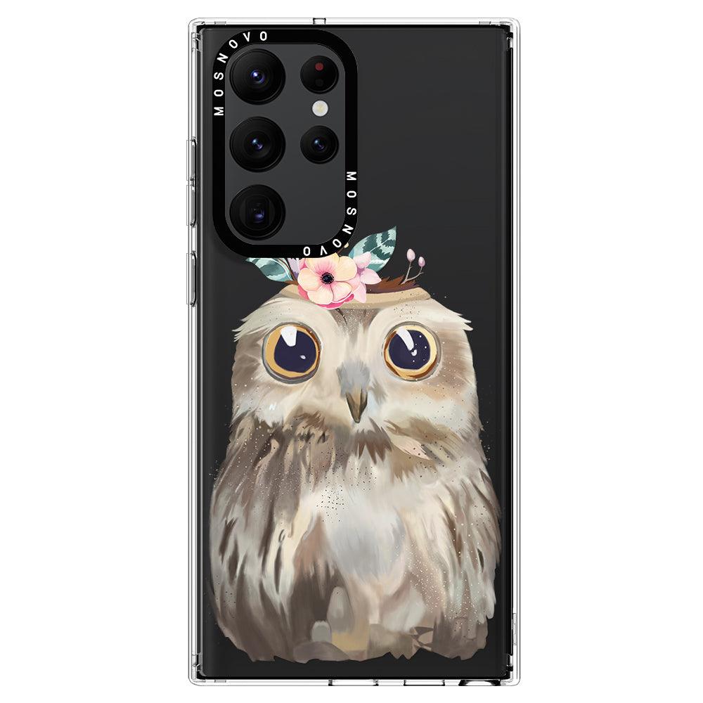 Cute Owl Phone Case - Samsung Galaxy S22 Ultra Case - MOSNOVO