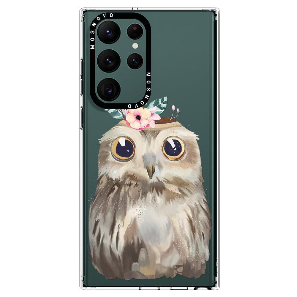 Cute Owl Phone Case - Samsung Galaxy S22 Ultra Case - MOSNOVO