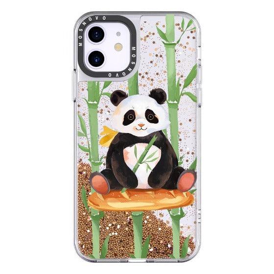 Cute Panda Glitter Phone Case - iPhone 11 Case - MOSNOVO