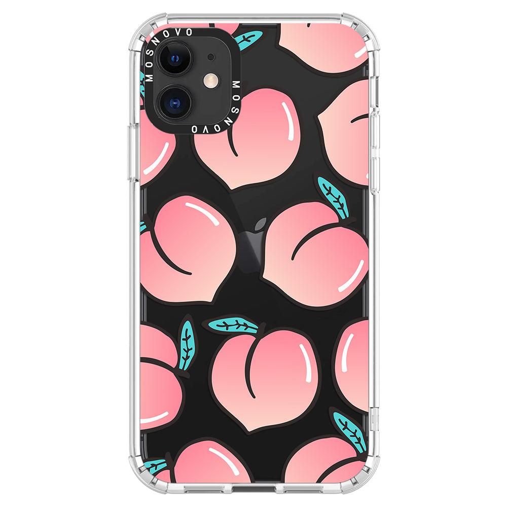 Cute Peach Phone Case - iPhone 11 Case - MOSNOVO