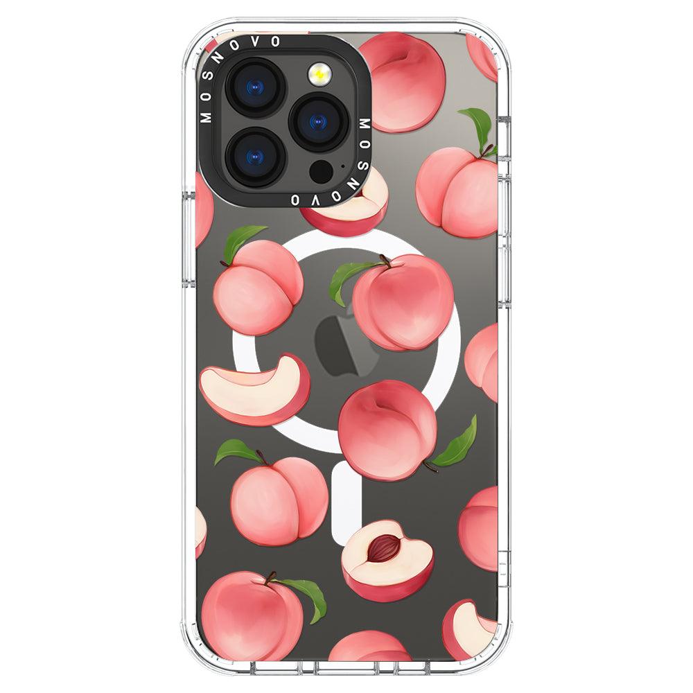 Cute Peach Phone Case - iPhone 13 Pro Case - MOSNOVO