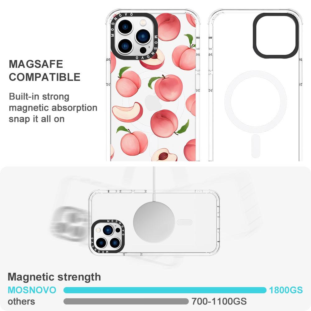 Cute Peach Phone Case - iPhone 13 Pro Case - MOSNOVO