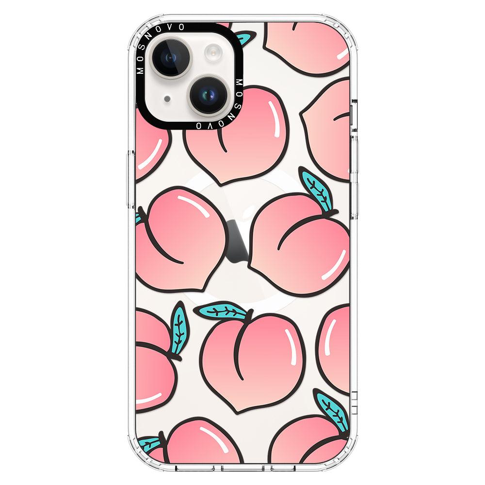 Cute Peach Phone Case - iPhone 14 Case – MOSNOVO