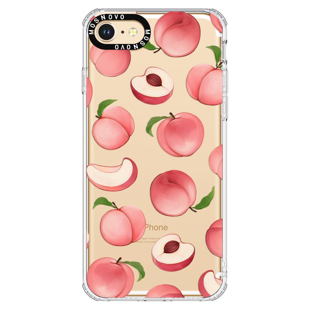 Cute Peach Phone Case - iPhone 8 Case - MOSNOVO