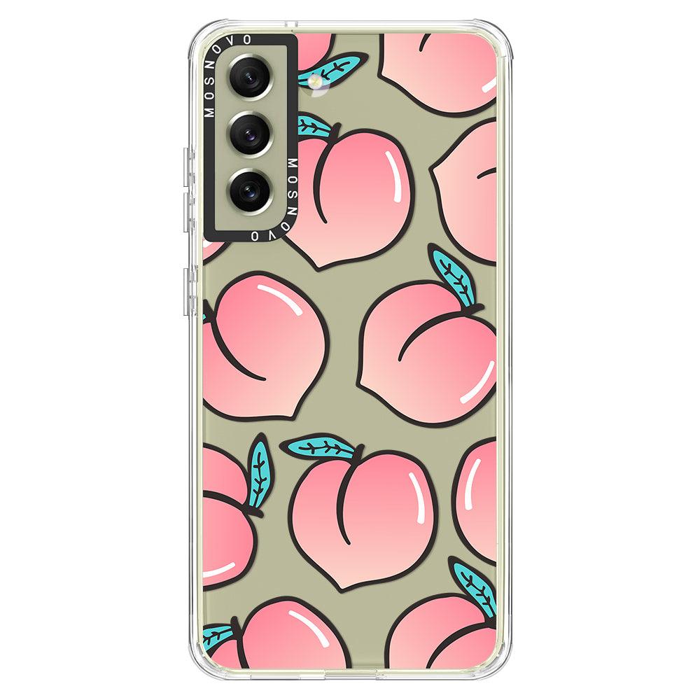 Cute Peach Phone Case - Samsung Galaxy S21 FE Case - MOSNOVO