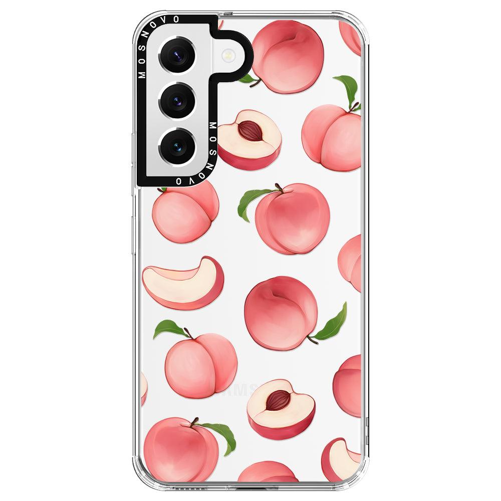 Cute Peach Phone Case - Samsung Galaxy S22 Plus Case - MOSNOVO